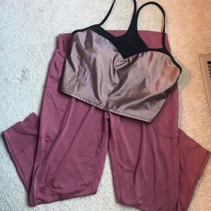 Fabletics Outfit Maj Tricot Pant & Midi Sports Bra